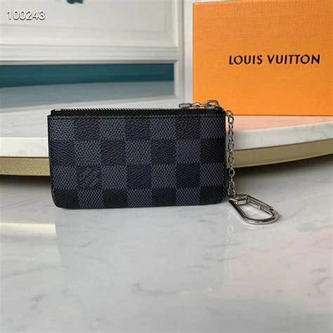 lv key pouch graphite|Key Pouch Damier Graphite Canvas .